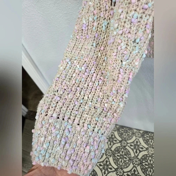 Jon & Anna Contemporary Pastel Confetti Popcorn Sweater - Picture 4 of 10